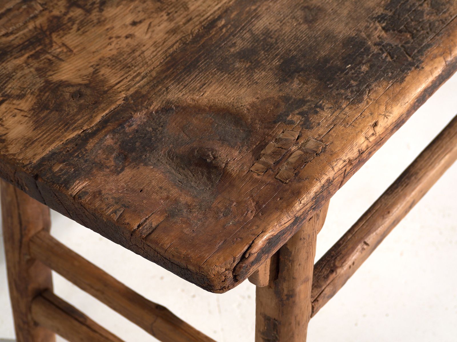 Antique Low Console Table In Pine Wood – China, Circa 1900 photo furniture
