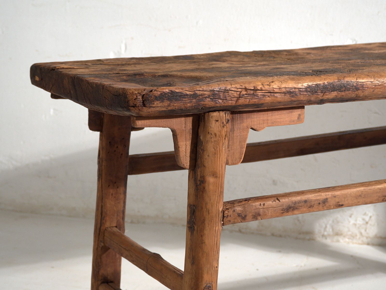 Antique Low Console Table In Pine Wood – China, Circa 1900 photo 1499.0