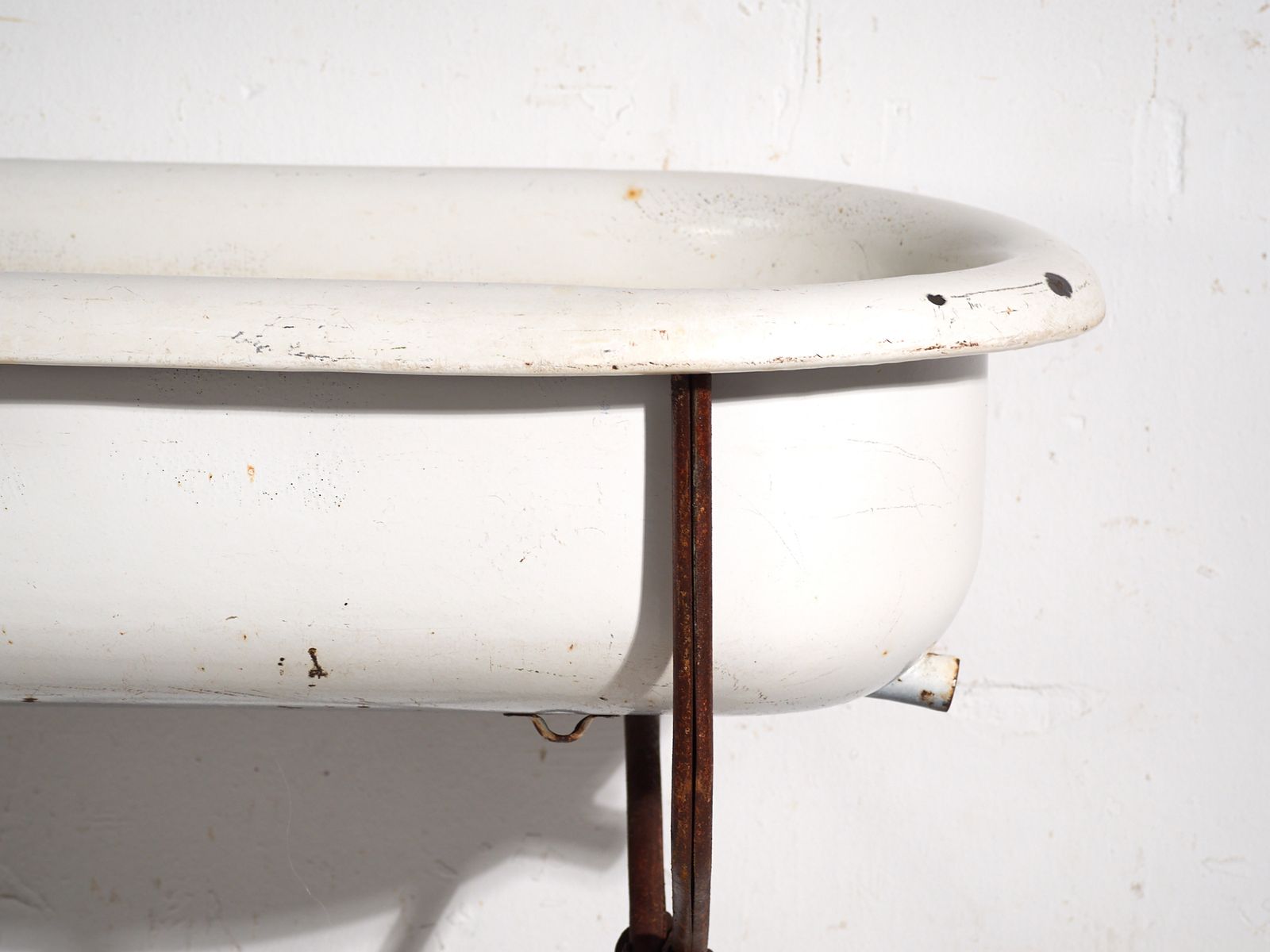 Antique Bathtub In Enamelled Iron – Central Europe, Circa 1950 #5 photo buy