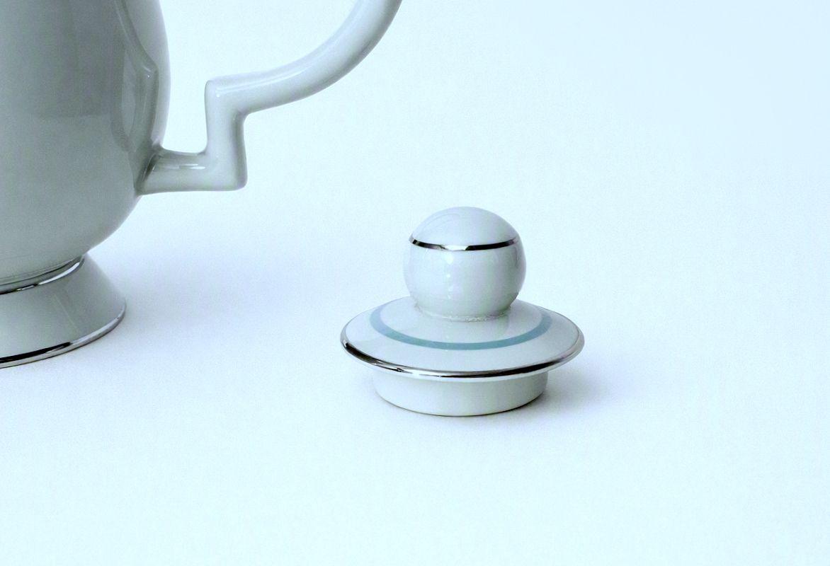 Richard Ginori Tea / Coffee Porcelain Service Mod. Barbara / Gio Ponti 1930 photo vintage