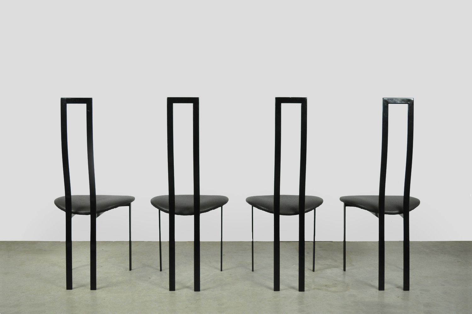 Postmodern Italian Dining Chairs, Cattelan, 1980s photo for sale