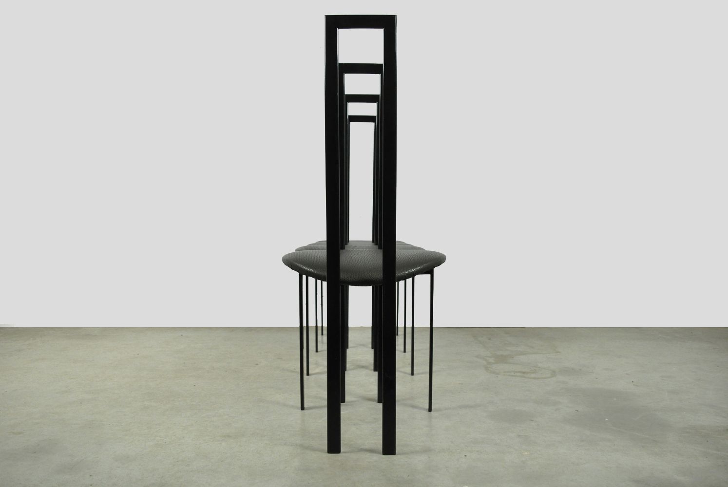 Postmodern Italian Dining Chairs, Cattelan, 1980s photo vinterior