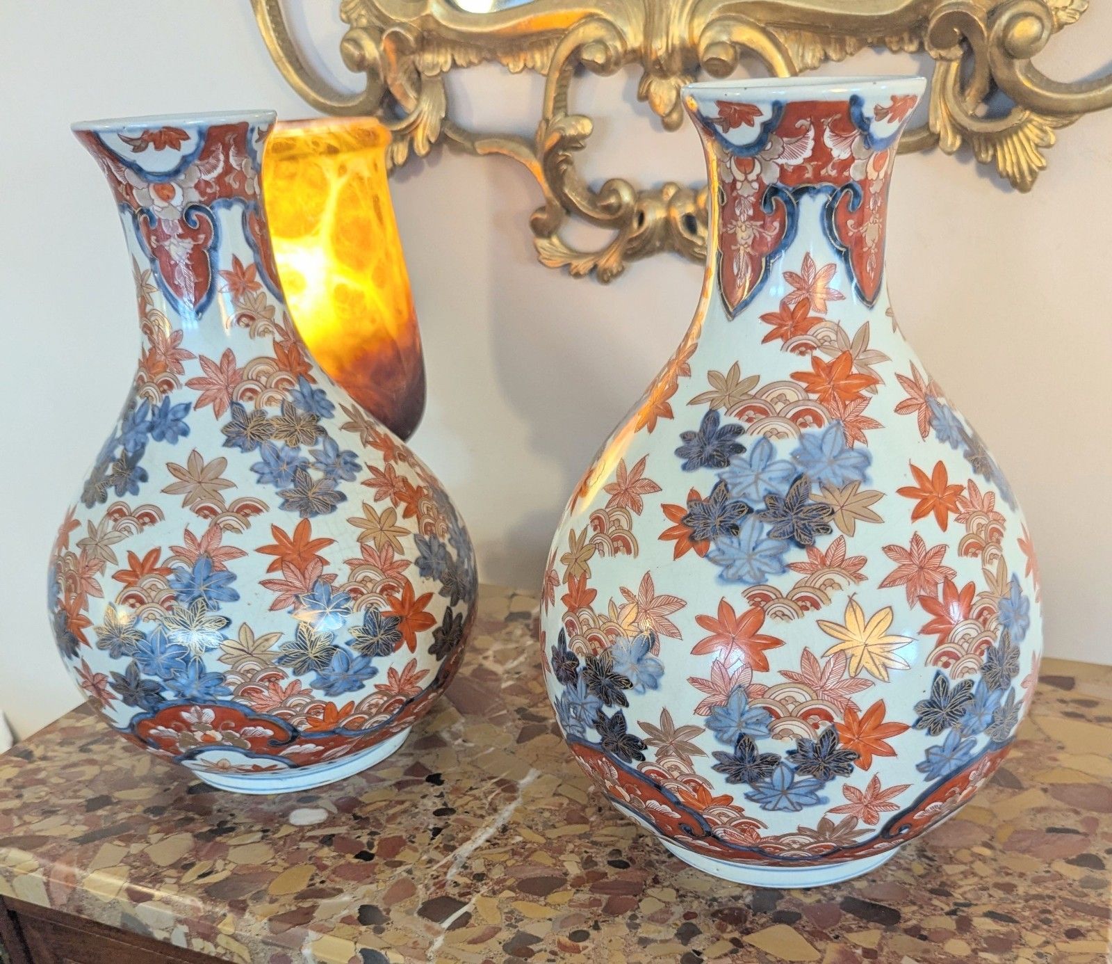 Paire de vases Imari japonais, période Meiji 1868 1912, livraison disponible 0376 photo for sale