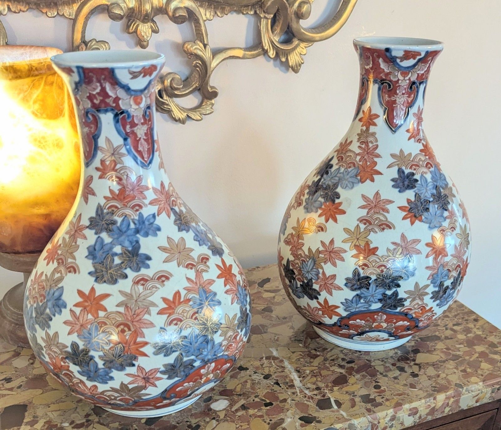 Paire de vases Imari japonais, période Meiji 1868 1912, livraison disponible 0376 photo vinterior