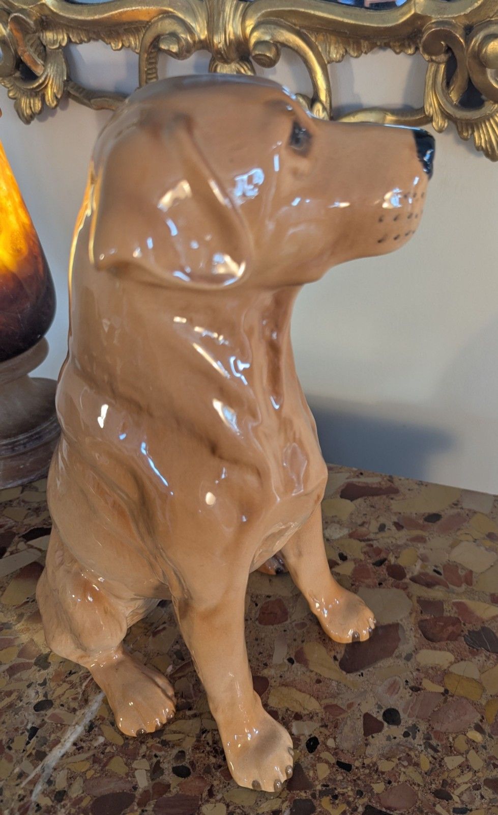 145.0 Figurine Beswick Labrador doré, marque du fabricant imprimée, livraison disponible, 0379 photo