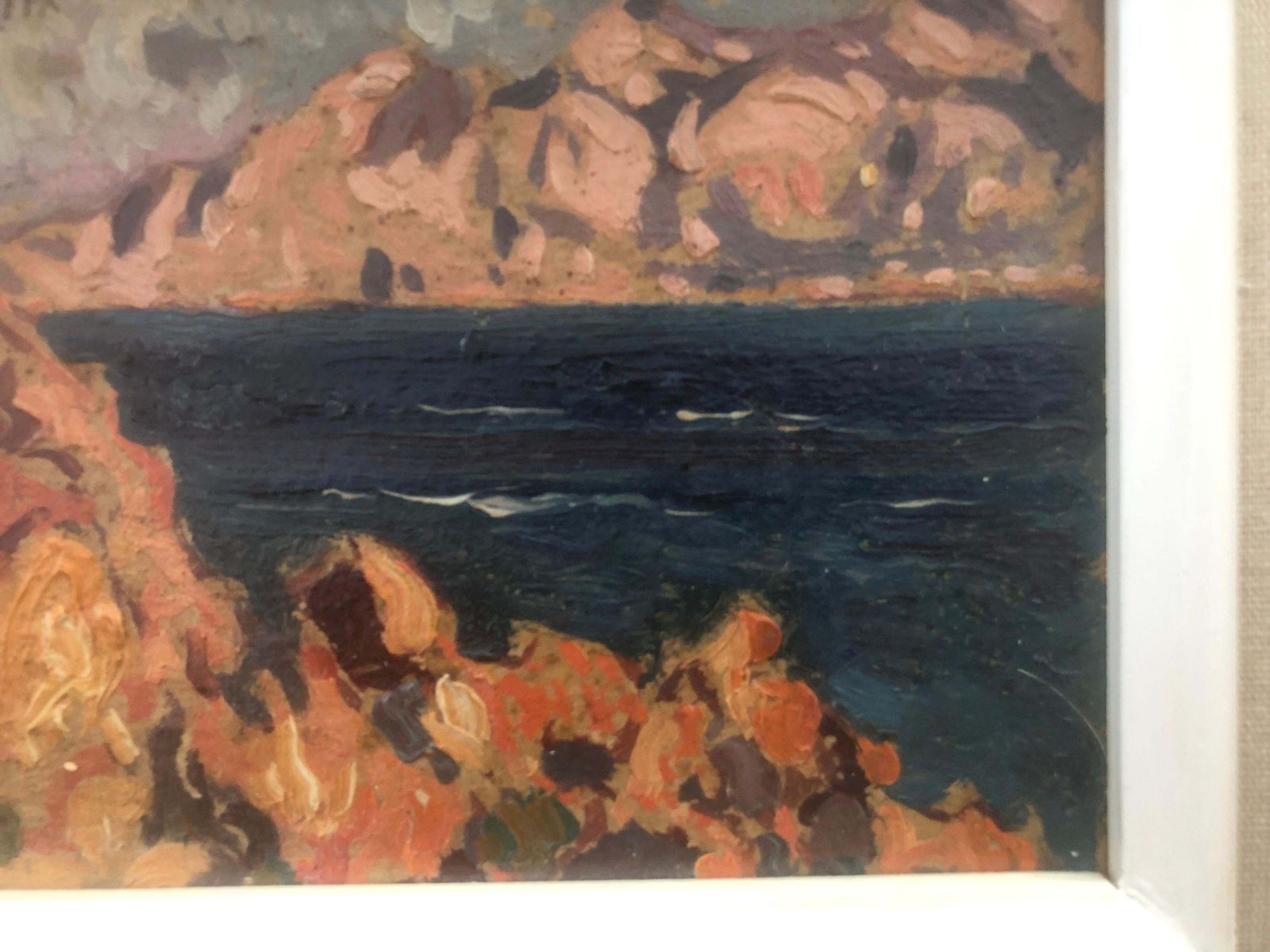 Joaquin Terruella Matilla Catalaans impressionistisch kustlandschap Mallorca, olieverfschilderij, Middellandse Zee, ca. 1920 photo 600.0