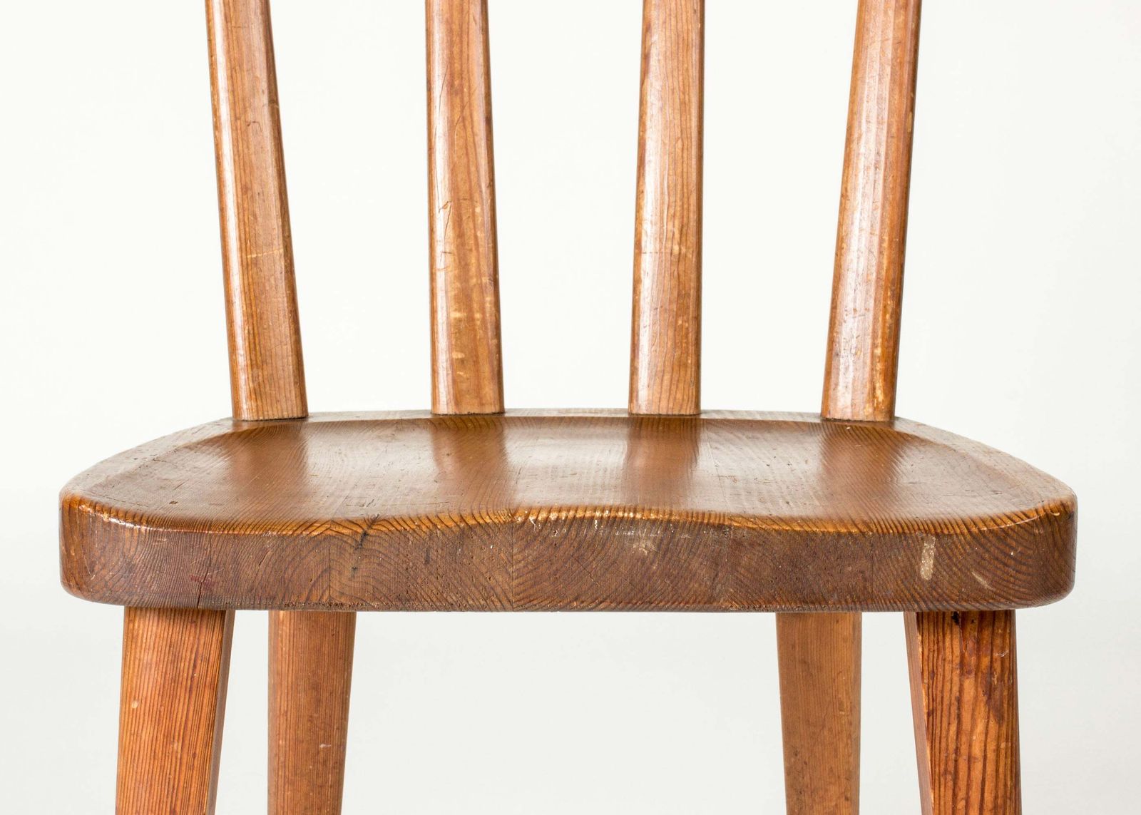 Zweedse "Utö" Stoelen van Dennenhout door Axel Einar Hjorth, Nordiska Kompaniet, jaren 1930 photo vintage