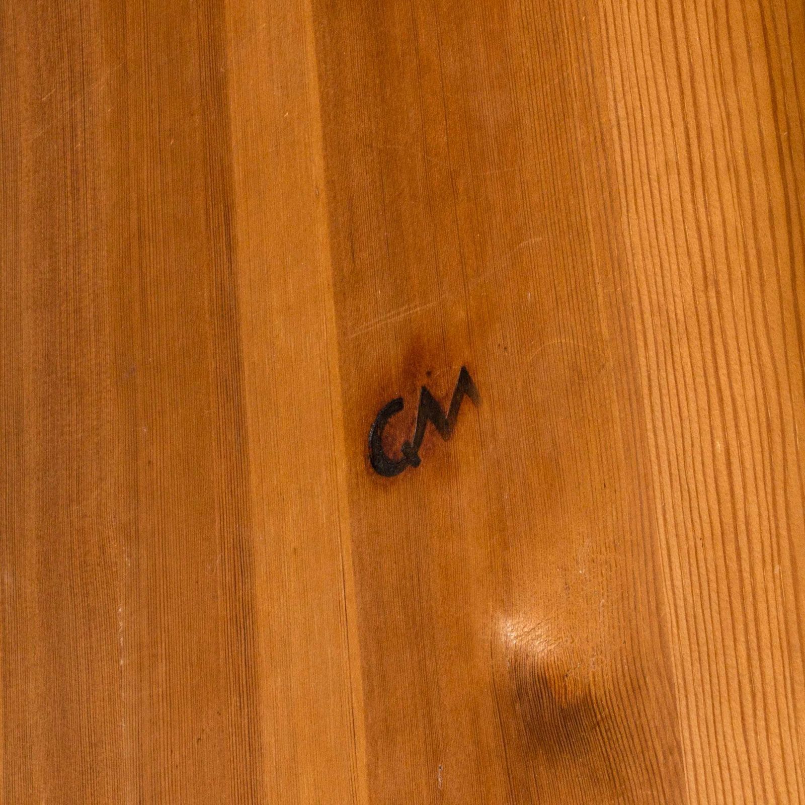 8515.0 Grenen eettafel of bureau van Carl Malmsten, Zweden, jaren 1930 photo