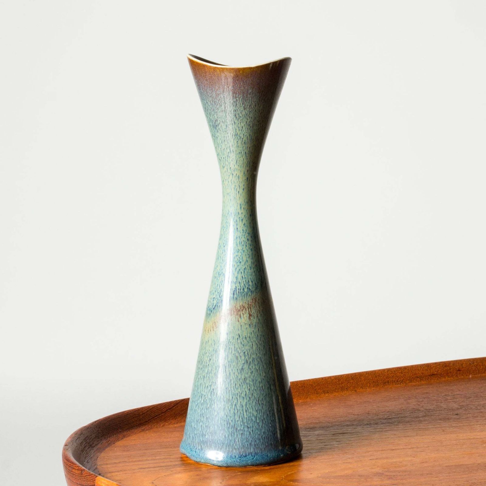 Vase en grès mid-century par Stig Lindberg, Gustavsberg, Suède, 1961 photo for sale