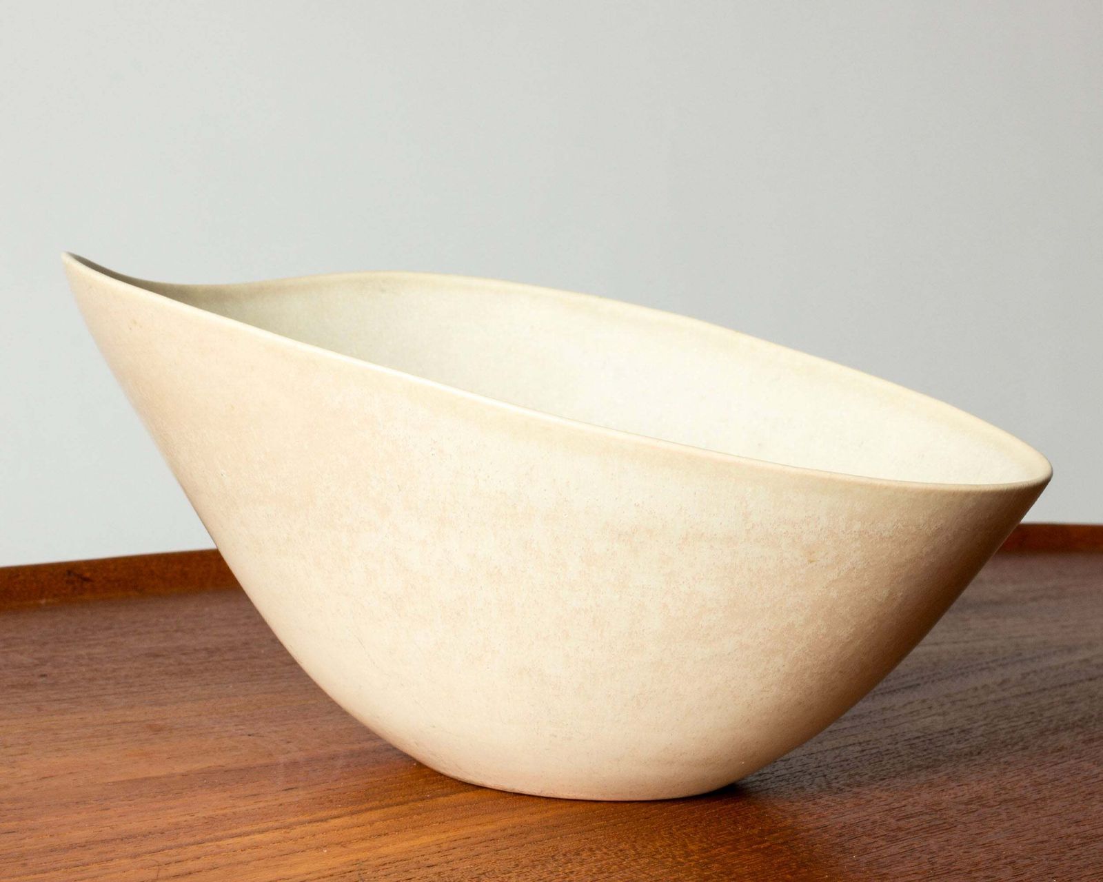 Bol en grès mid-century par Stig Lindberg, Gustavsberg, Suède, années 1950 photo vinterior