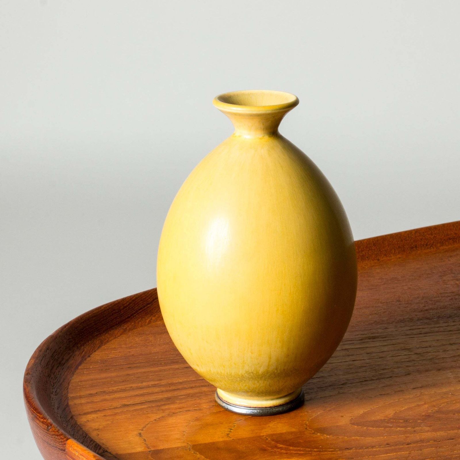 Vase en grès mid-century par Berndt Friberg, Gustavsberg, Suède, 1977 photo for sale