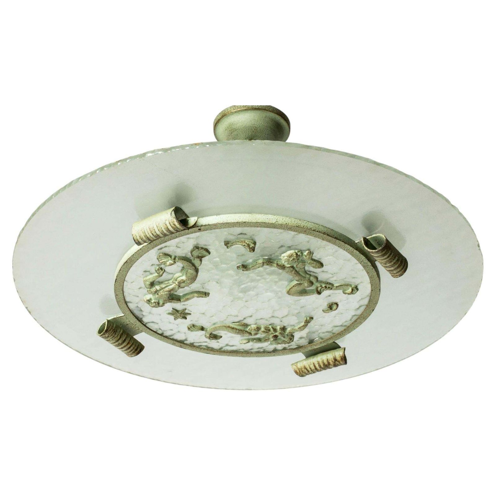 Swedish Grace plafondlamp van Bjerkås Armatur, Zweden, jaren 1940
