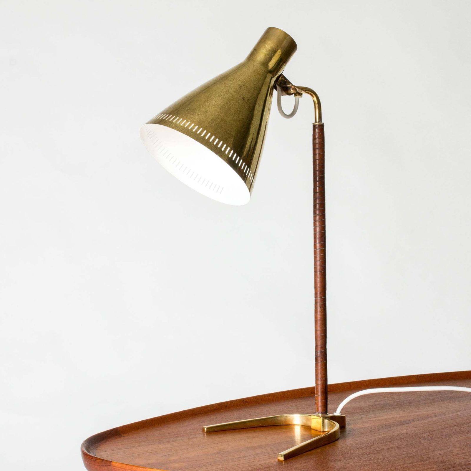 Finnish Midcentury Modern Table Lamp By Paavo Tynell, Taito Oy, Finland, 1950s photo furniture