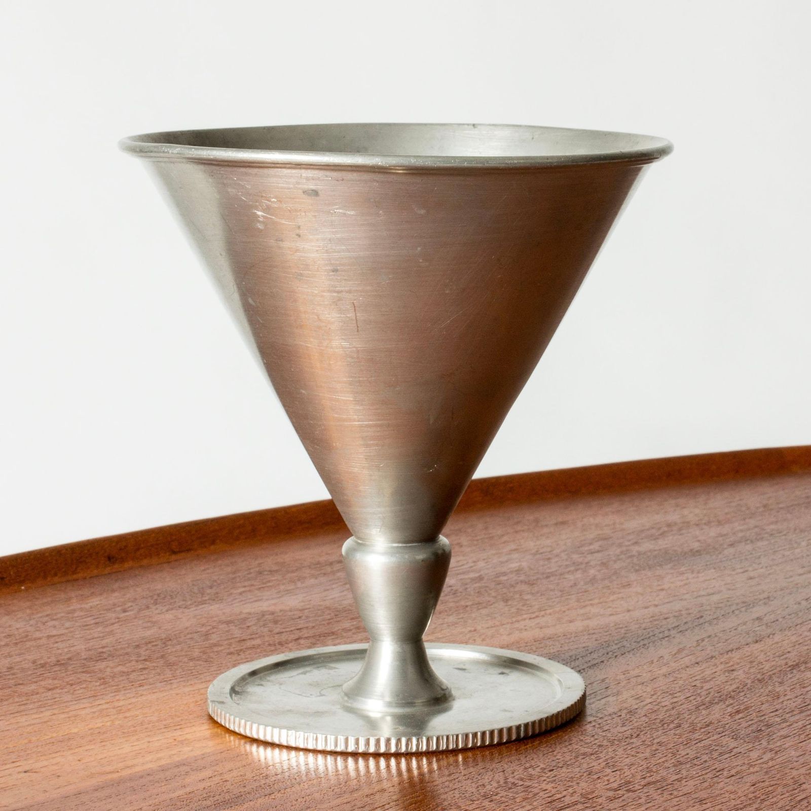 Swedish Pewter Vase Or Bowl From Firma Svenskt Tenn, 1928 photo furniture