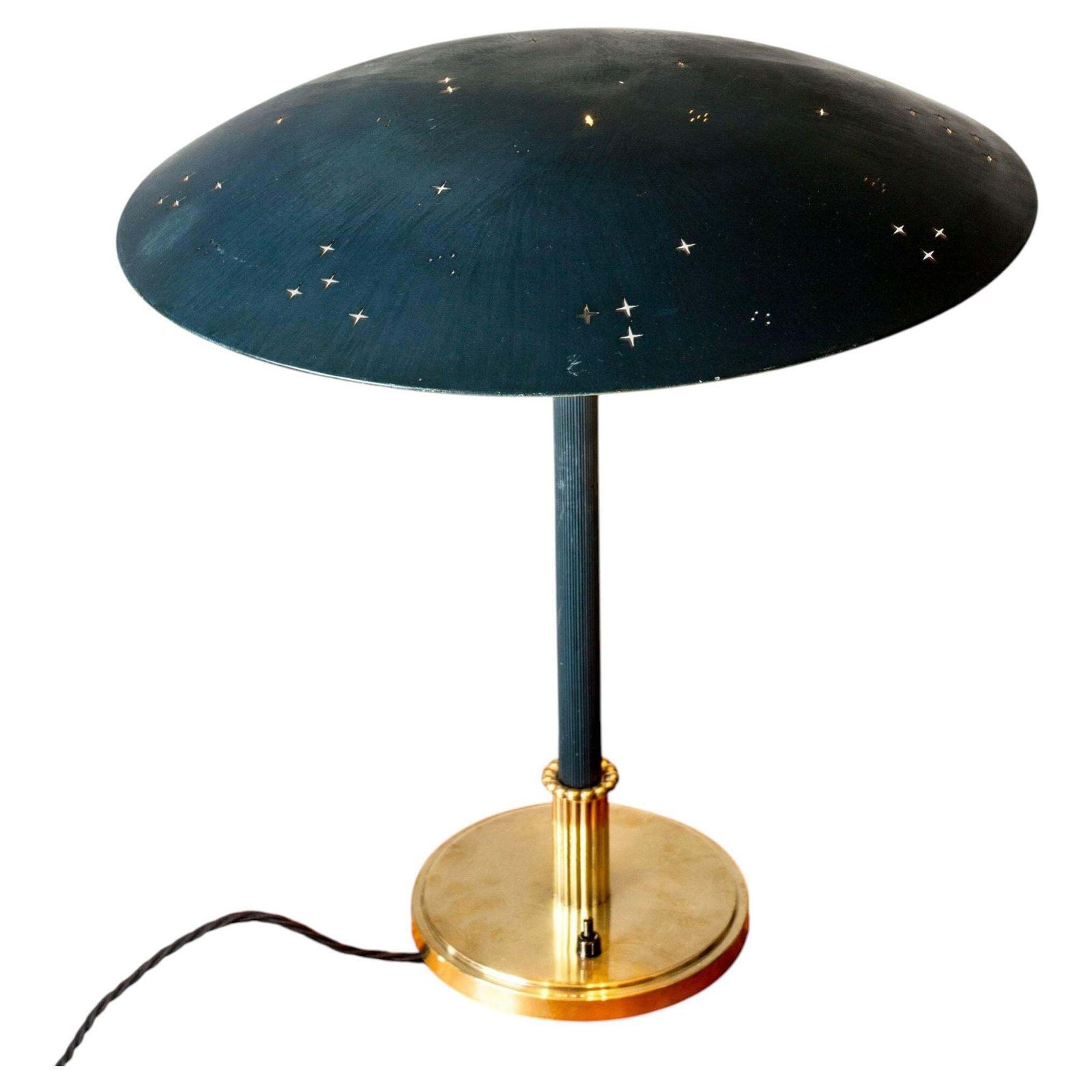 Zweedse moderne tafellamp van Harald Notini, Böhlmarks, Zweden, jaren 1940