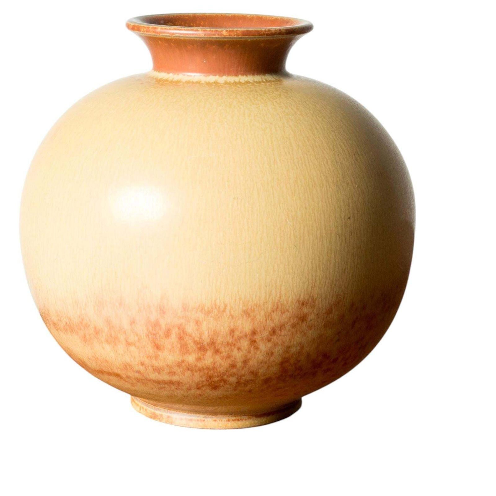 Vase en grès mid-century par Gunnar Nylund, Rörstrand Ateljé, Suède, années 1940