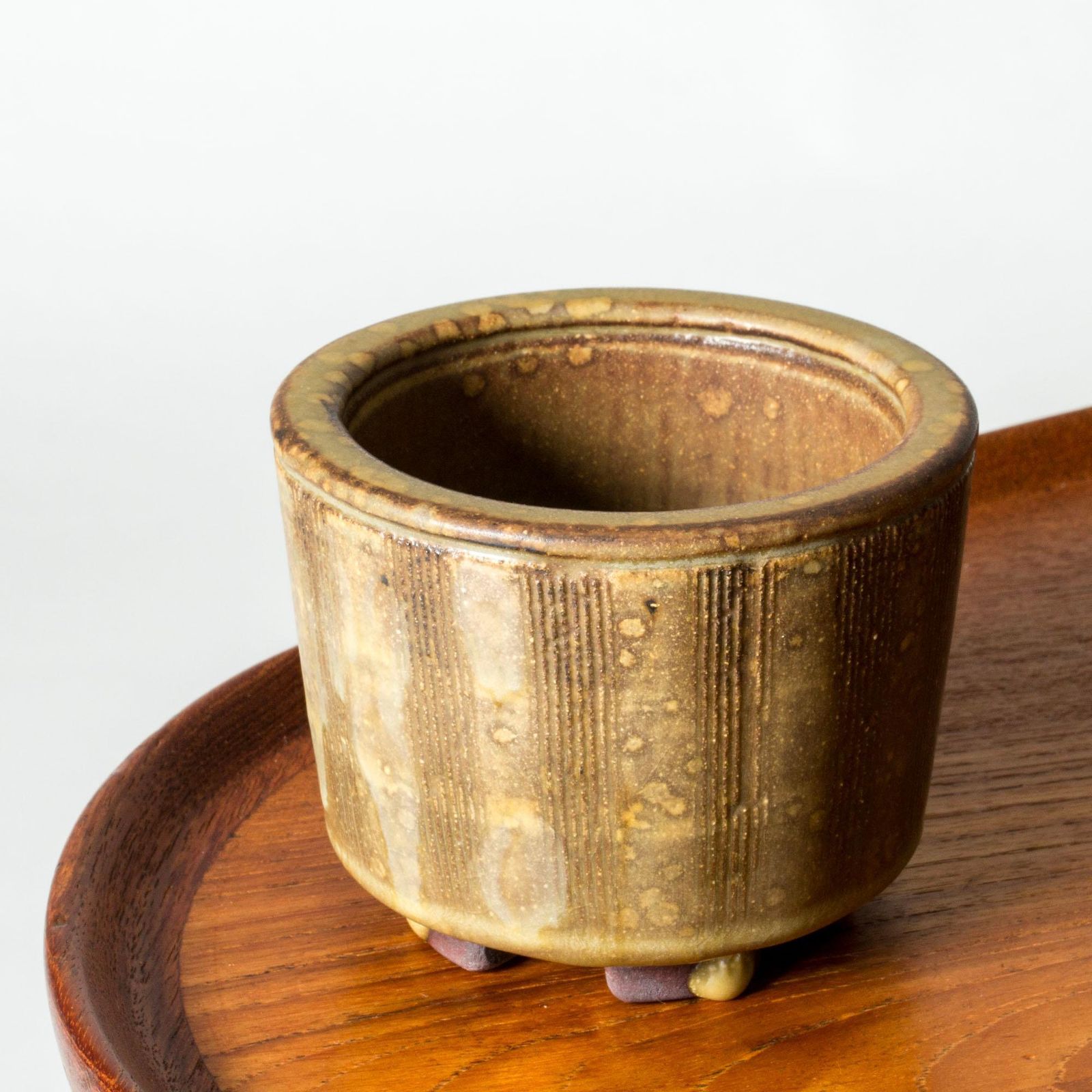 Stoneware "Farsta" Vase By Wilhelm Kåge, Gustavsbergs Studio, Sweden, 1952 photo Home Decor