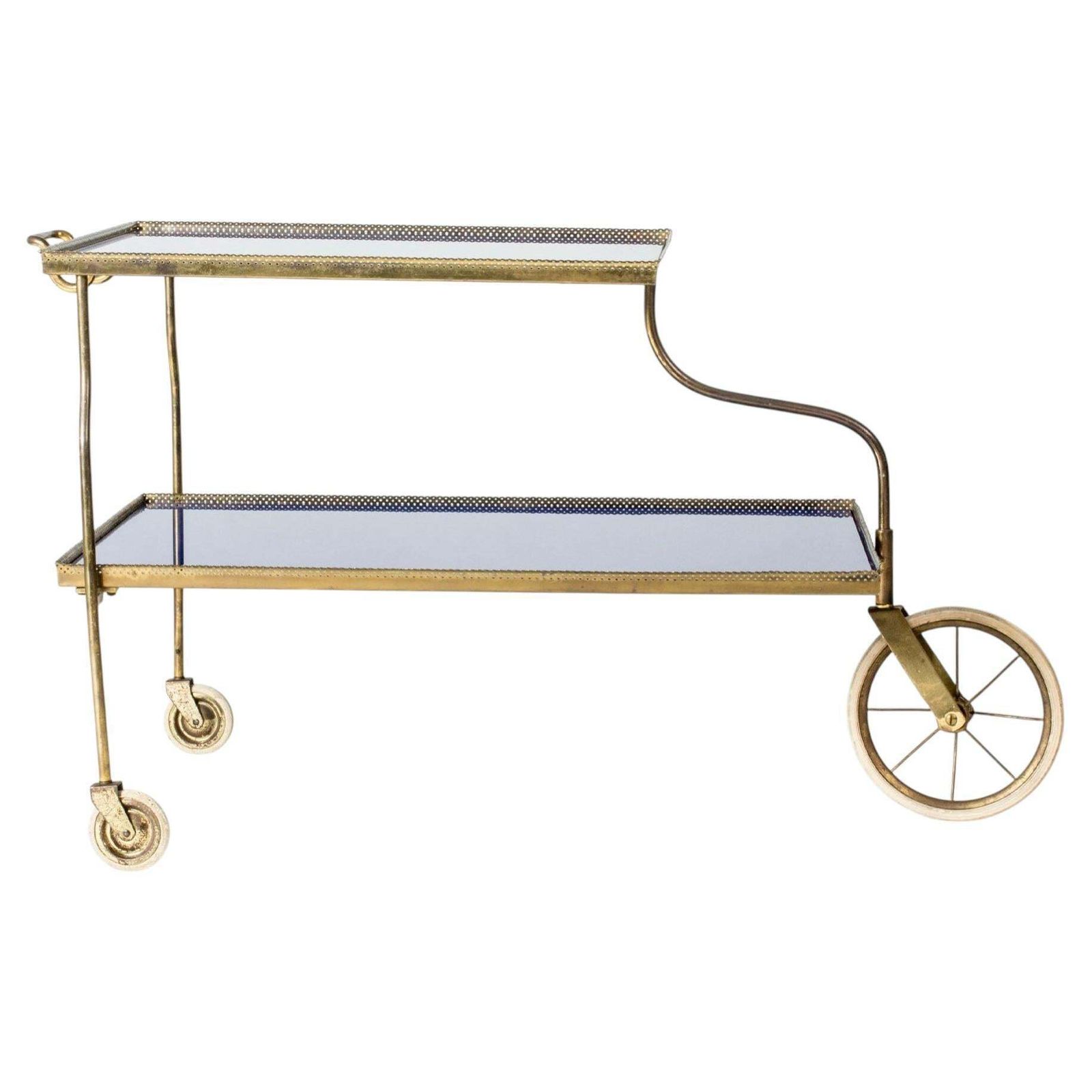 Swedish Modern serveerwagen van Josef Frank, Firma Svenskt Tenn, jaren 1940/50