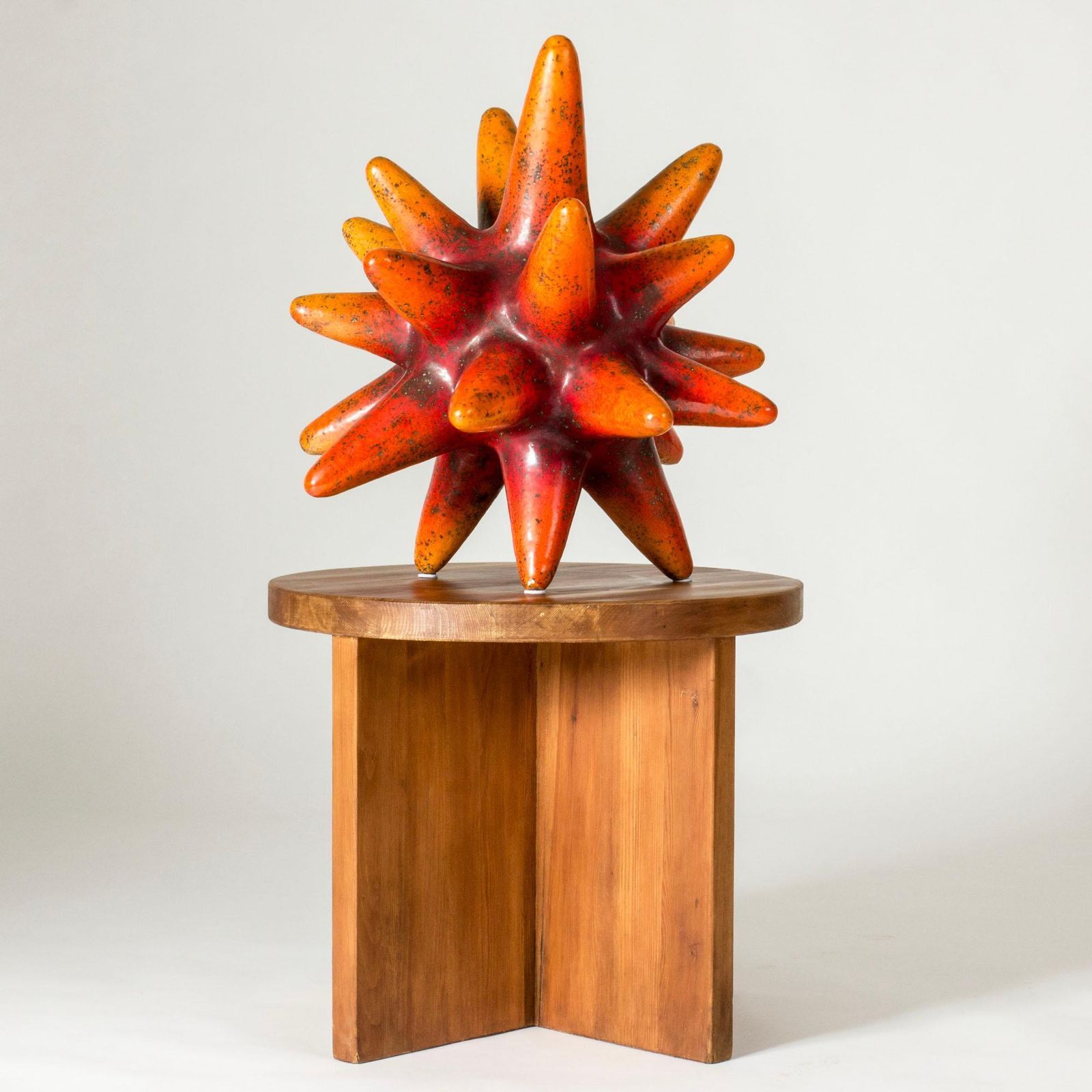 Zweedse modernistische zeegel-sculptuur van Hans Hedberg, Biot, Frankrijk photo for sale