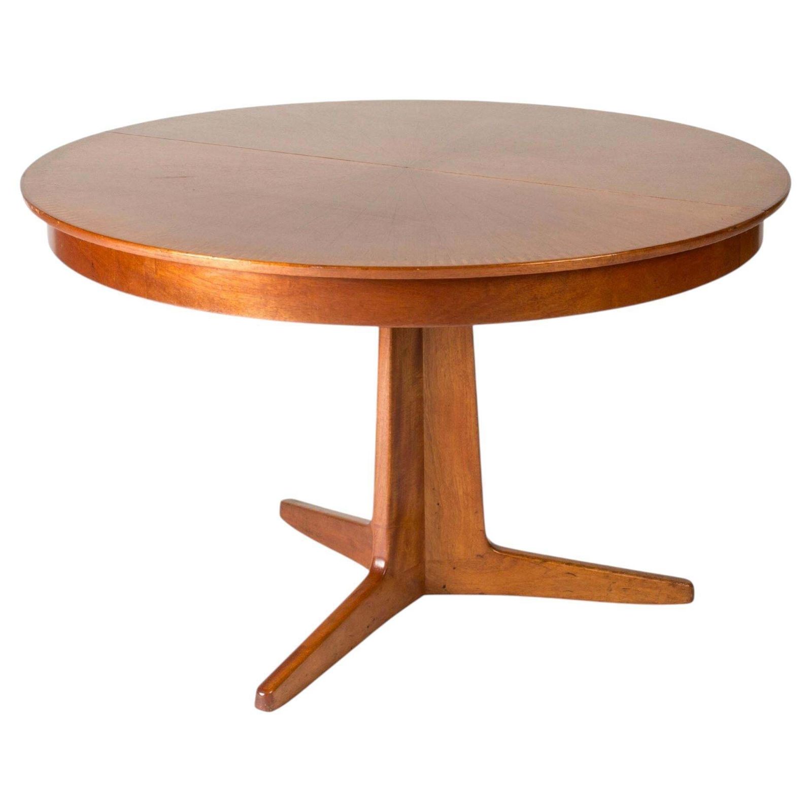 Table à manger suédoise moderne en acajou par Carl Axel Acking, années 1940