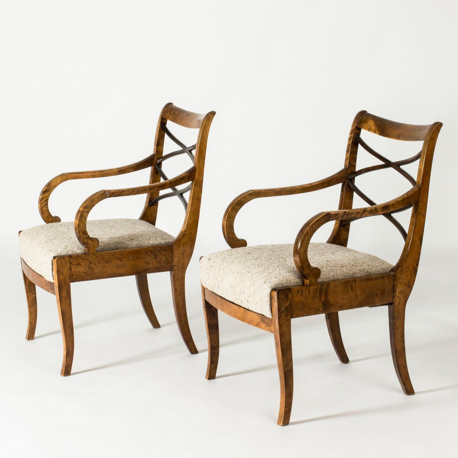 Paire de fauteuils Swedish Grace par Carl Malmsten, Bodafors, années 1920 photo furniture