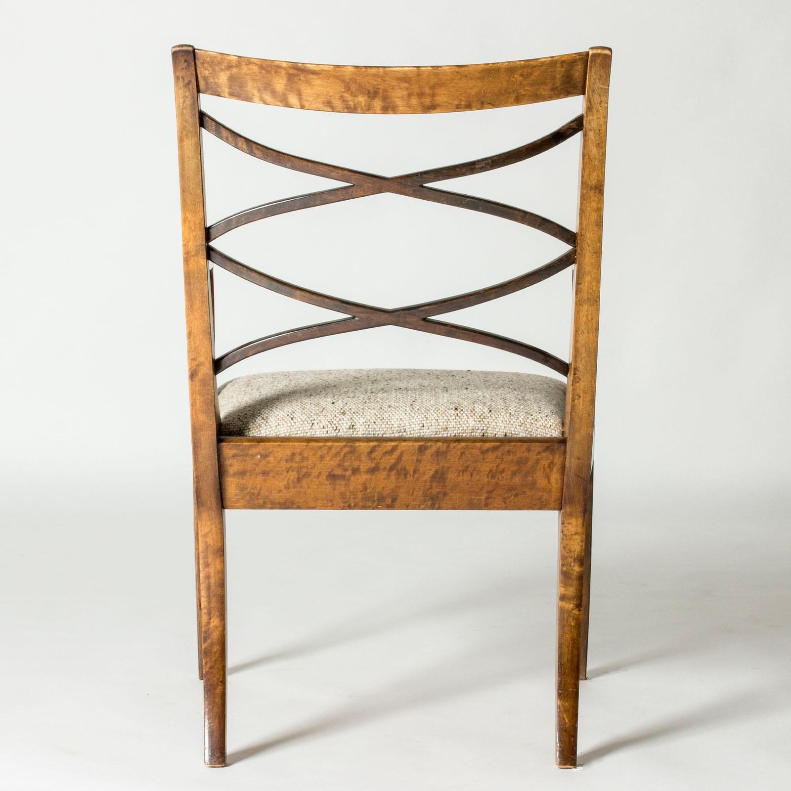 Furniture Pair Of Swedish Grace Lounge Chairs By Carl Malmsten, Bodafors, 1920s photo