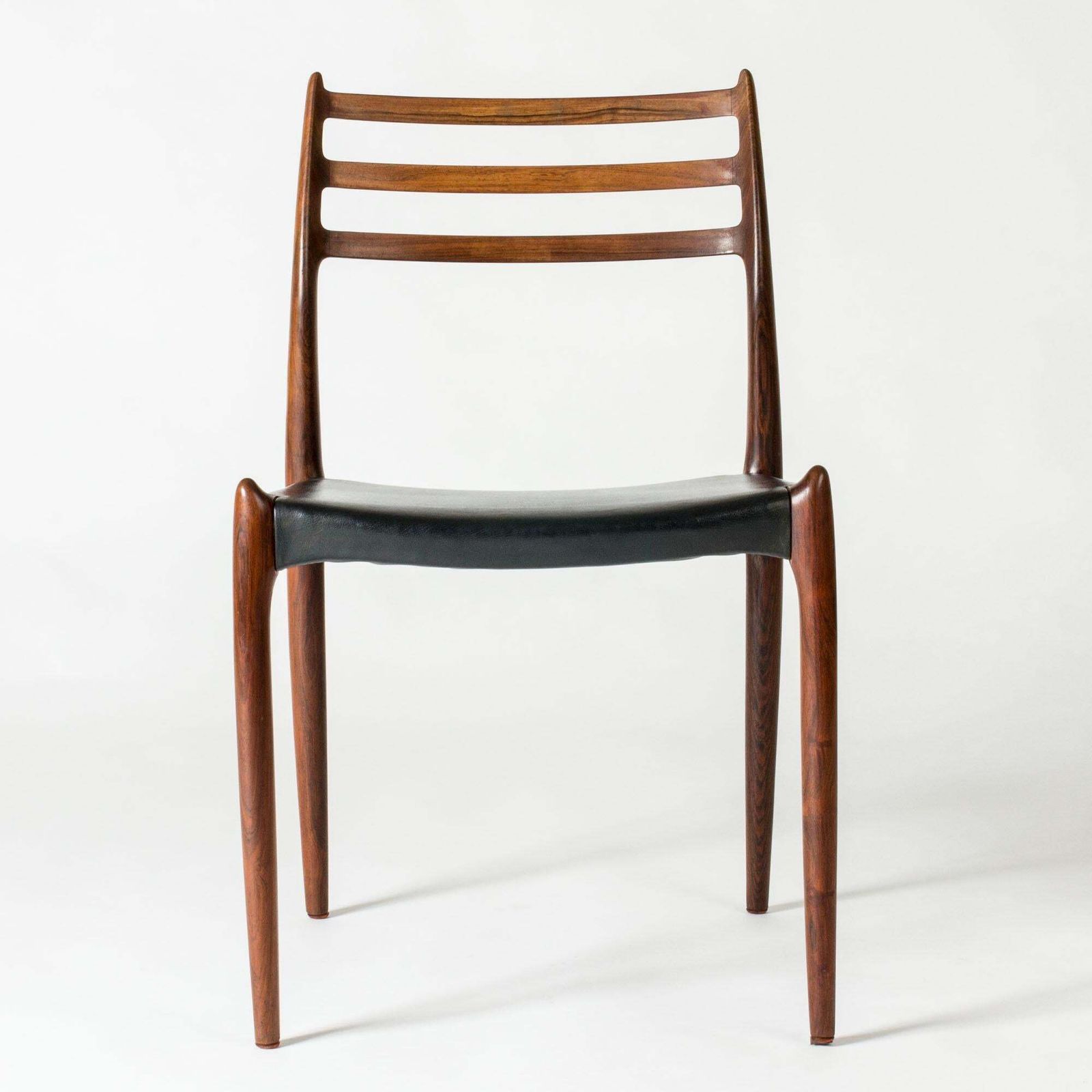 Set Of Six Rosewood Dining Chairs By Niels O. Møller, Denmark, 1960s photo 12442.0