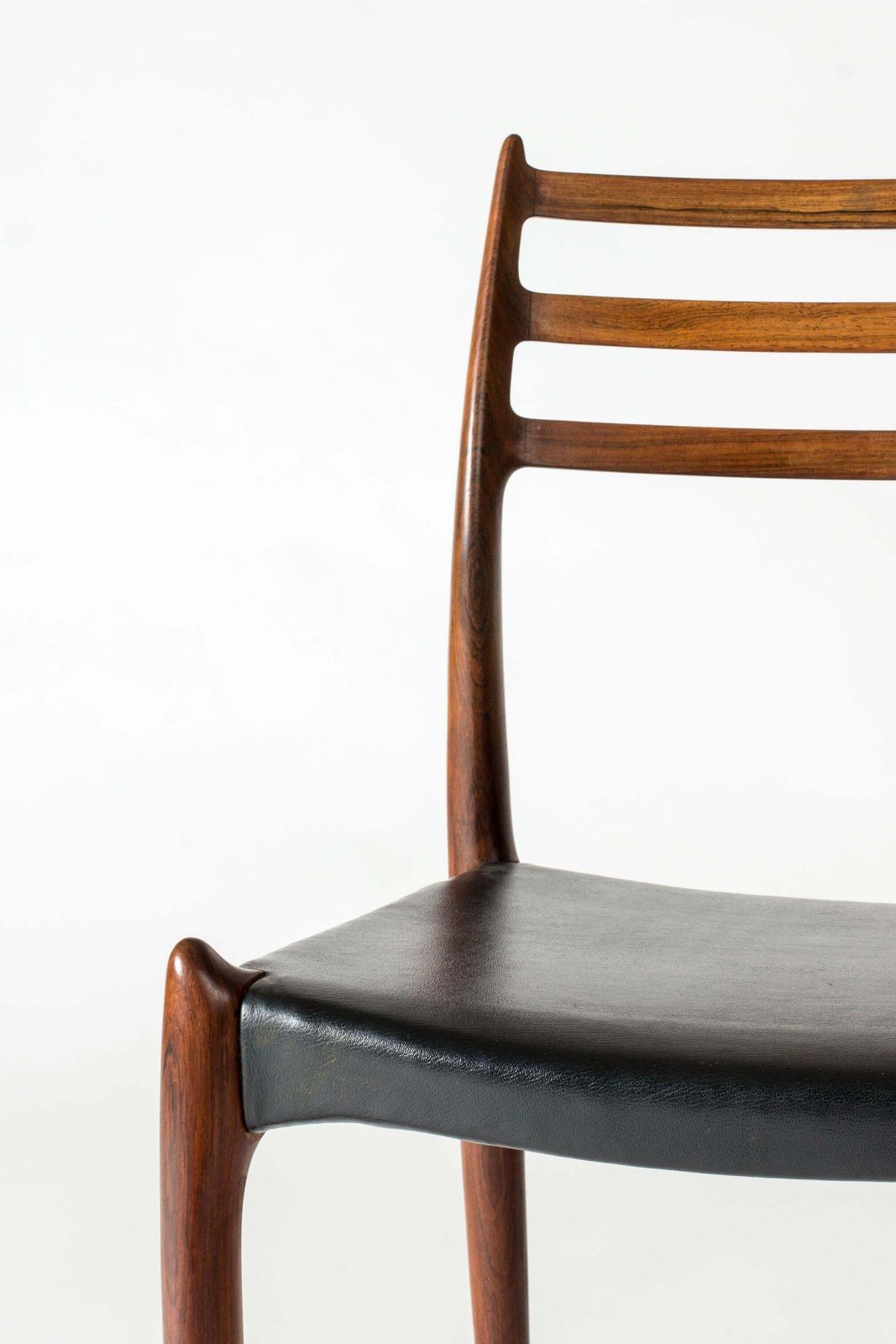photo furniture Set Of Six Rosewood Dining Chairs By Niels O. Møller, Denmark, 1960s