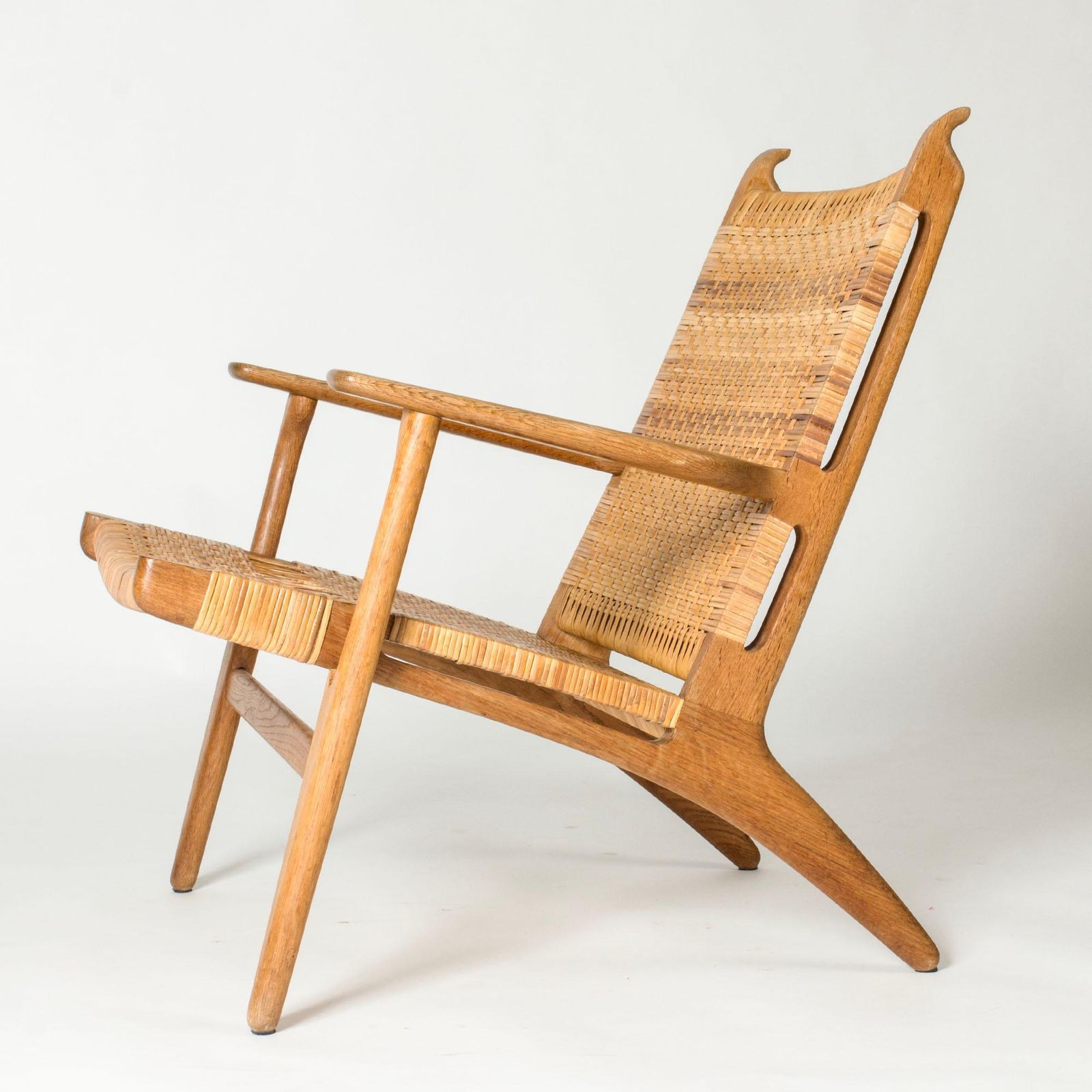 photo furniture Pair Of Midcentury “Ch 27” Lounge Chairs By Hans J. Wegner, Denmark, 1950s