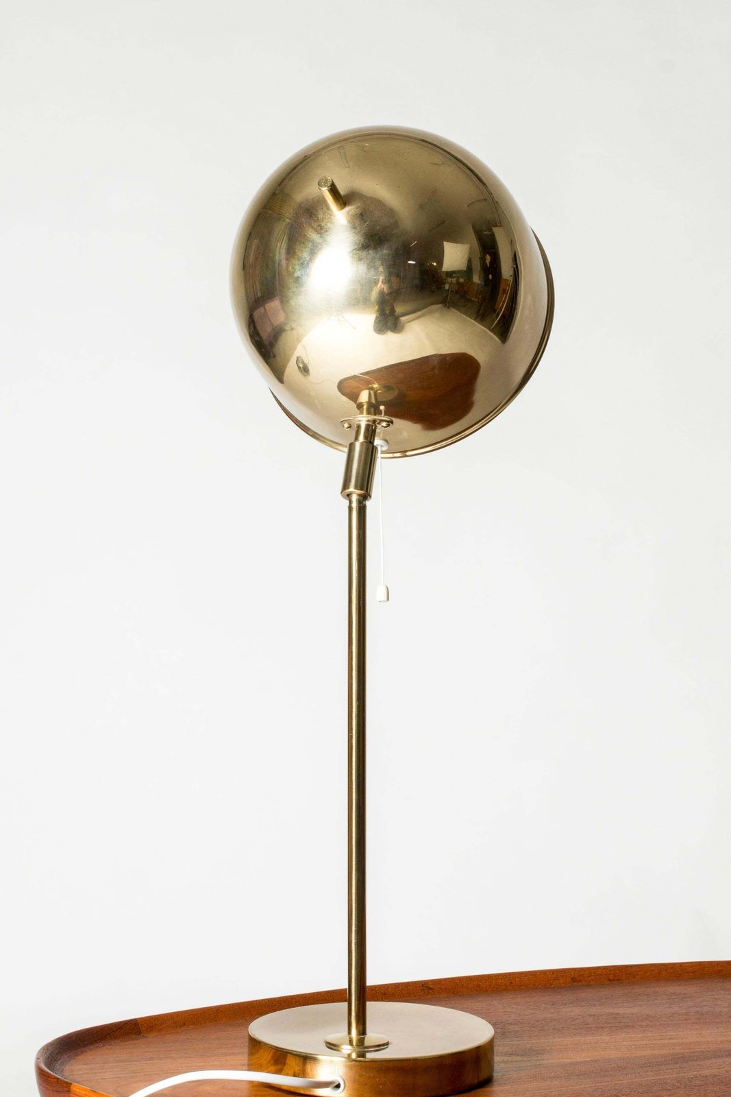 Mid-Century Modern Messing Tafellamp van Eje Ahlgren, Bergboms, Zweden, jaren 1960 photo buy