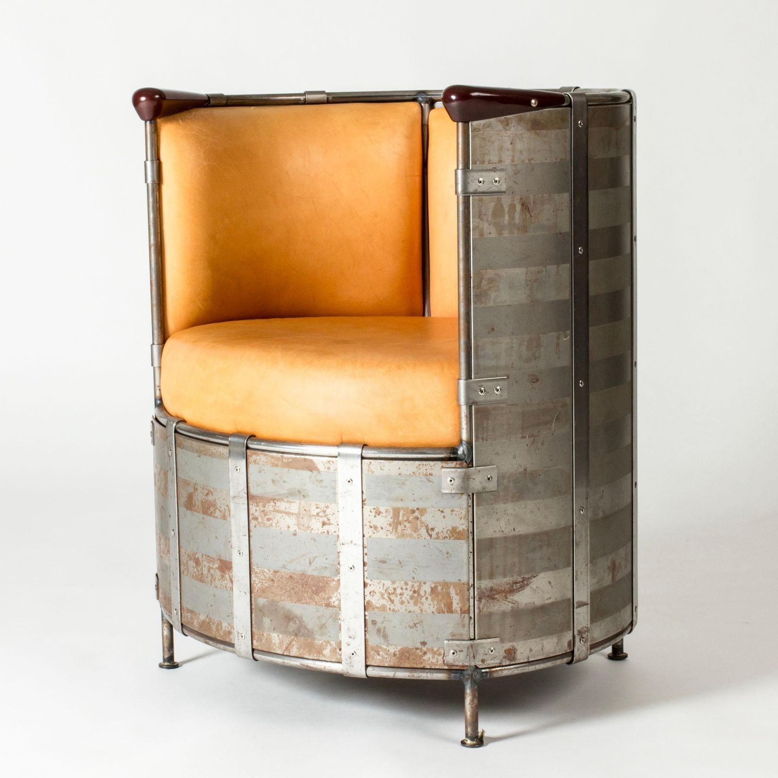 Post Modernist "Moose Skin Lounge Chair", Mats Theselius, Källemo, Sweden, 1991 photo for sale