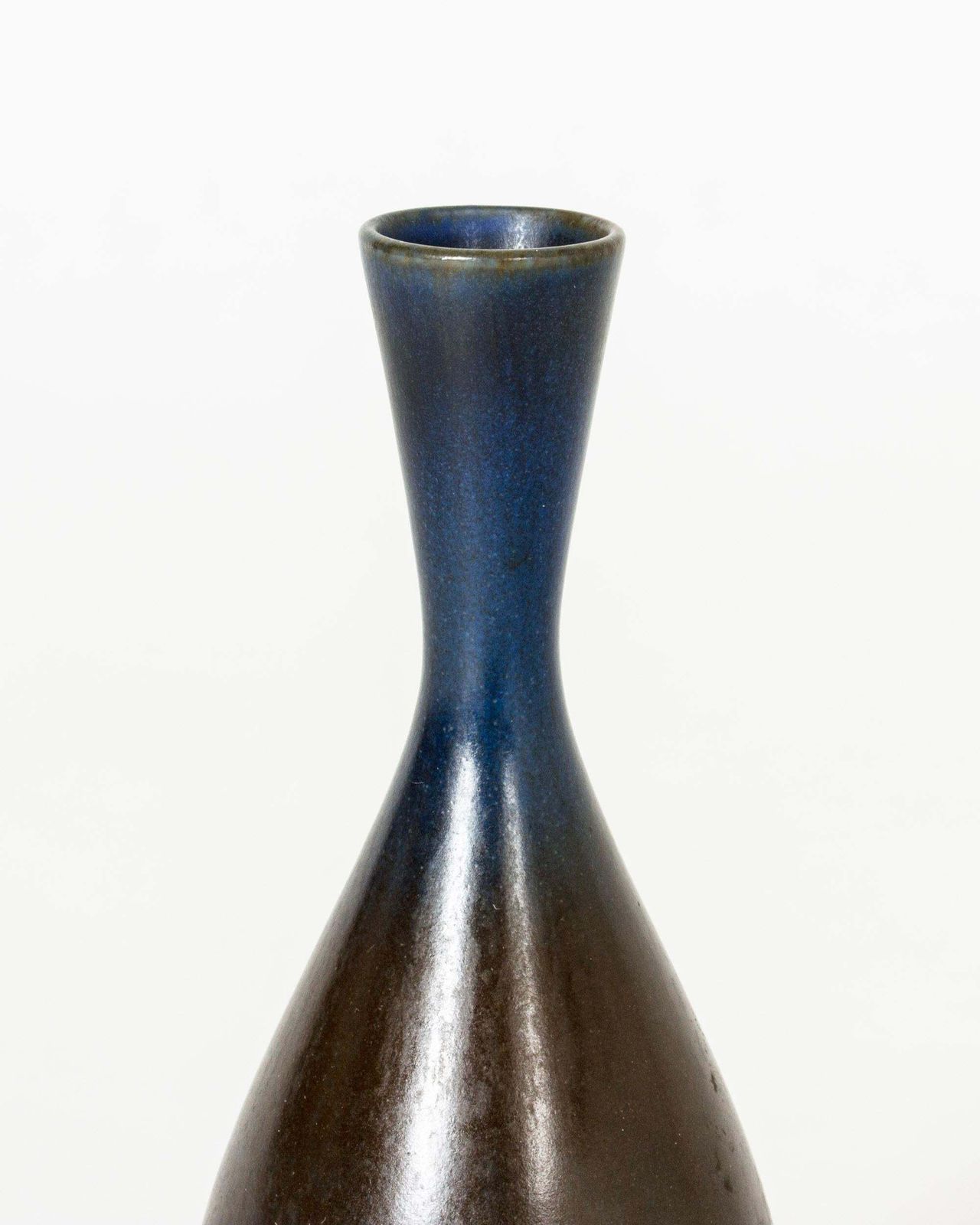 Midcentury Stoneware Vase By Berndt Friberg, Gustavsberg, Sweden, 1965 photo for sale