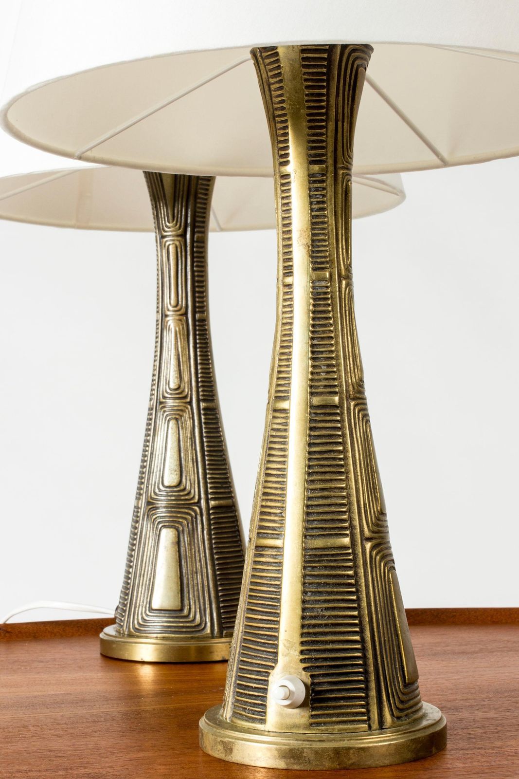 Lampes de table scandinaves modernes Sonja Katzin, Asea, Suède, années 1950 photo buy