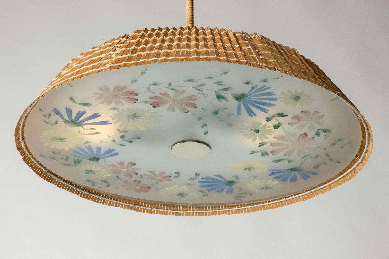 Plafonnier mid-century modern par Paavo Tynell, Finlande, années 1940 photo Luminaires