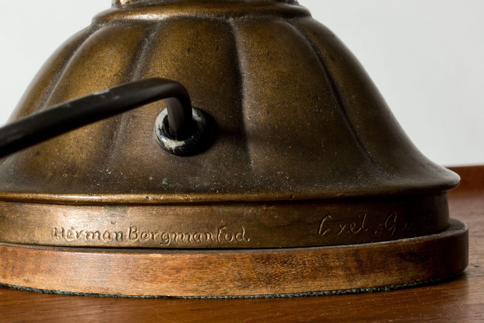 photo for sale Swedish Grace Tafellamp van Axel Gute, Zweden, ca. 1920