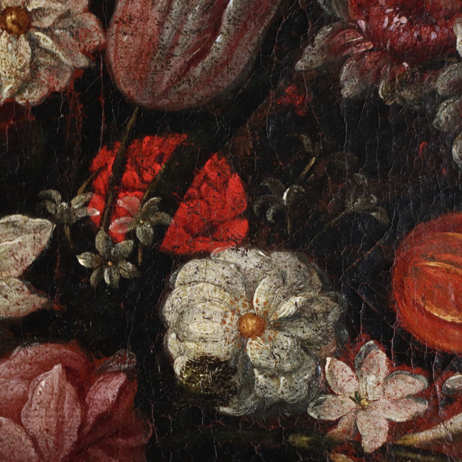 Still Life With Flowers Oil On Canvas Italy XVII Century photo Art