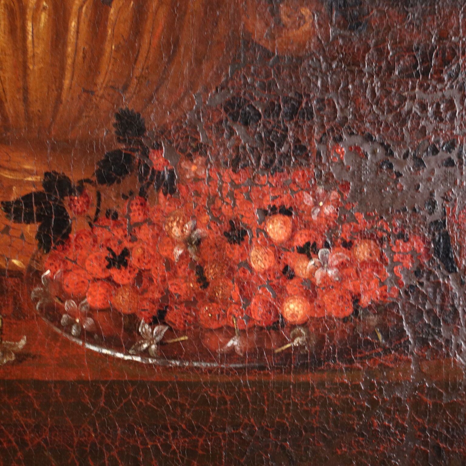 Still Life With Flowers Oil On Canvas Italy XVII Century photo buy