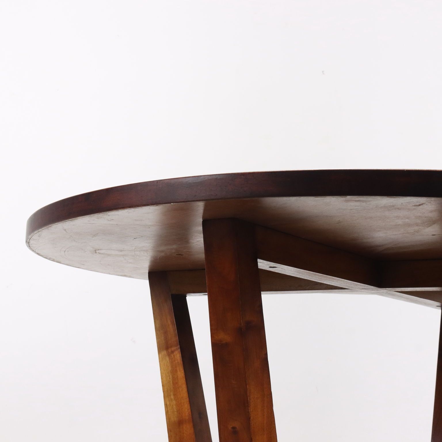 Vintage tafel Prisma Collection, essenhoutfineer, Italië, ca. jaren 1950 photo vinterior