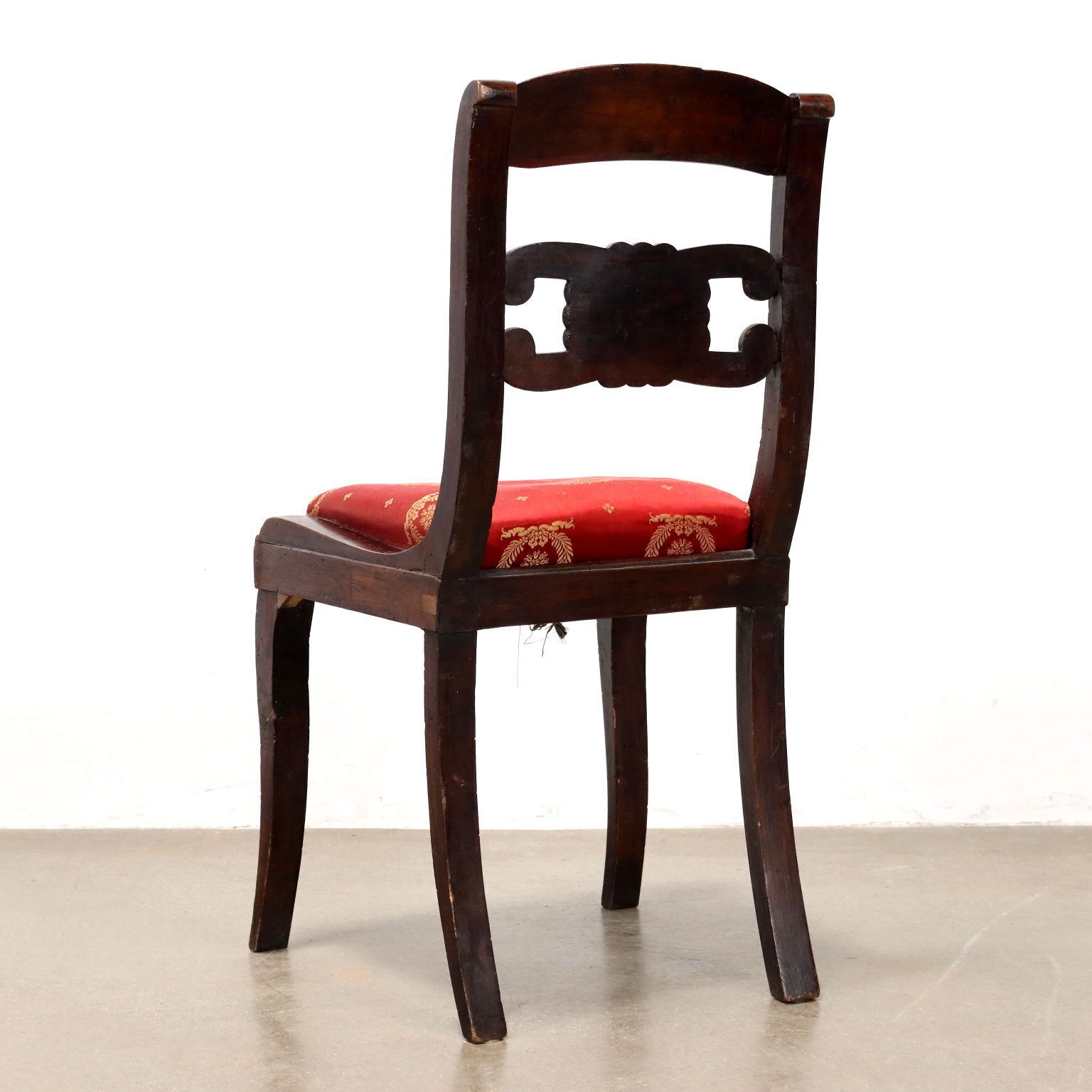 photo furniture Pair Of Directoire Chairs In Walnut   Italy, Late 18th To Early 19th Century