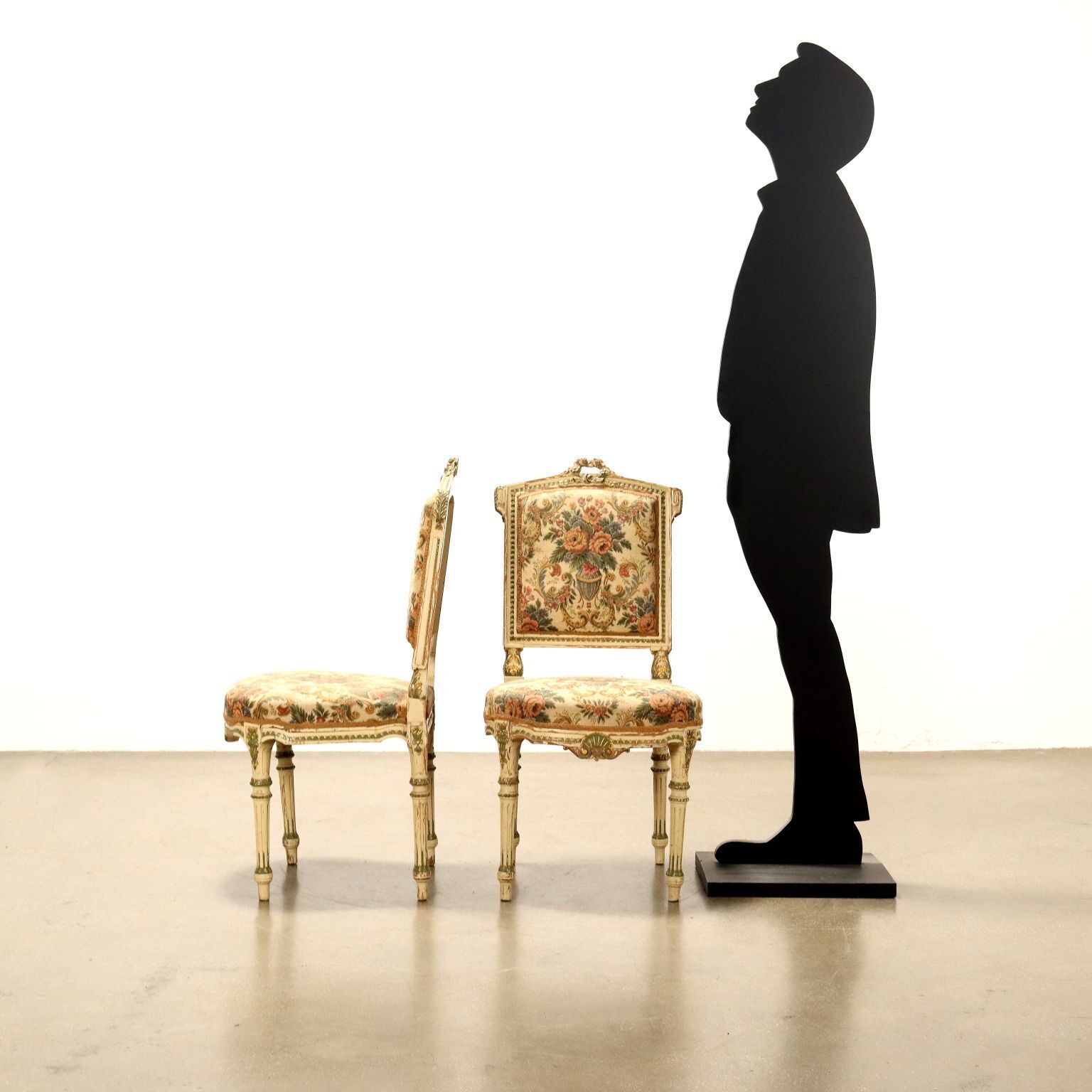 Lacquered And Gilded Chairs In Neoclassical Style photo furniture