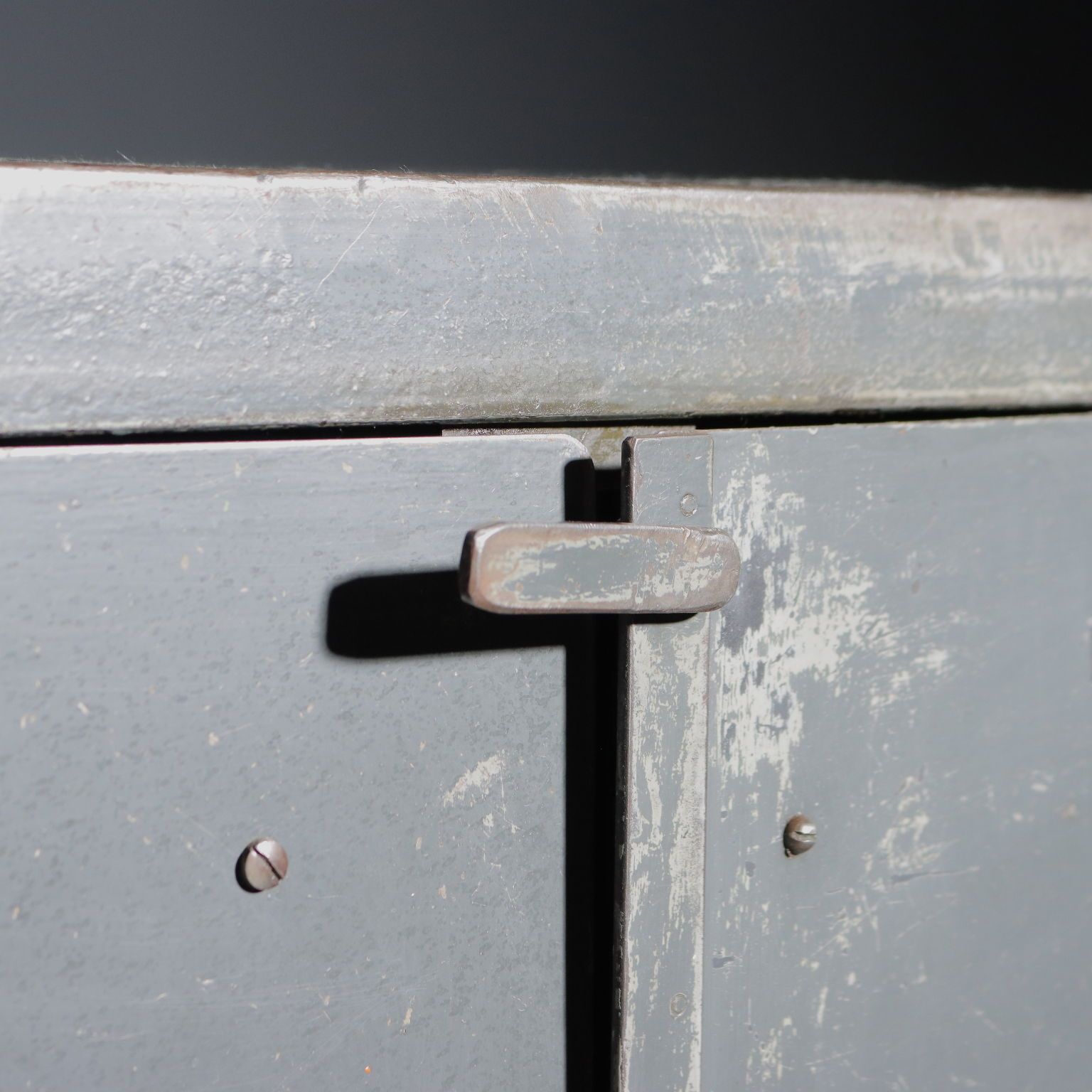 Industrial Cabinet Design Wood Metal Italy 1960s photo buy