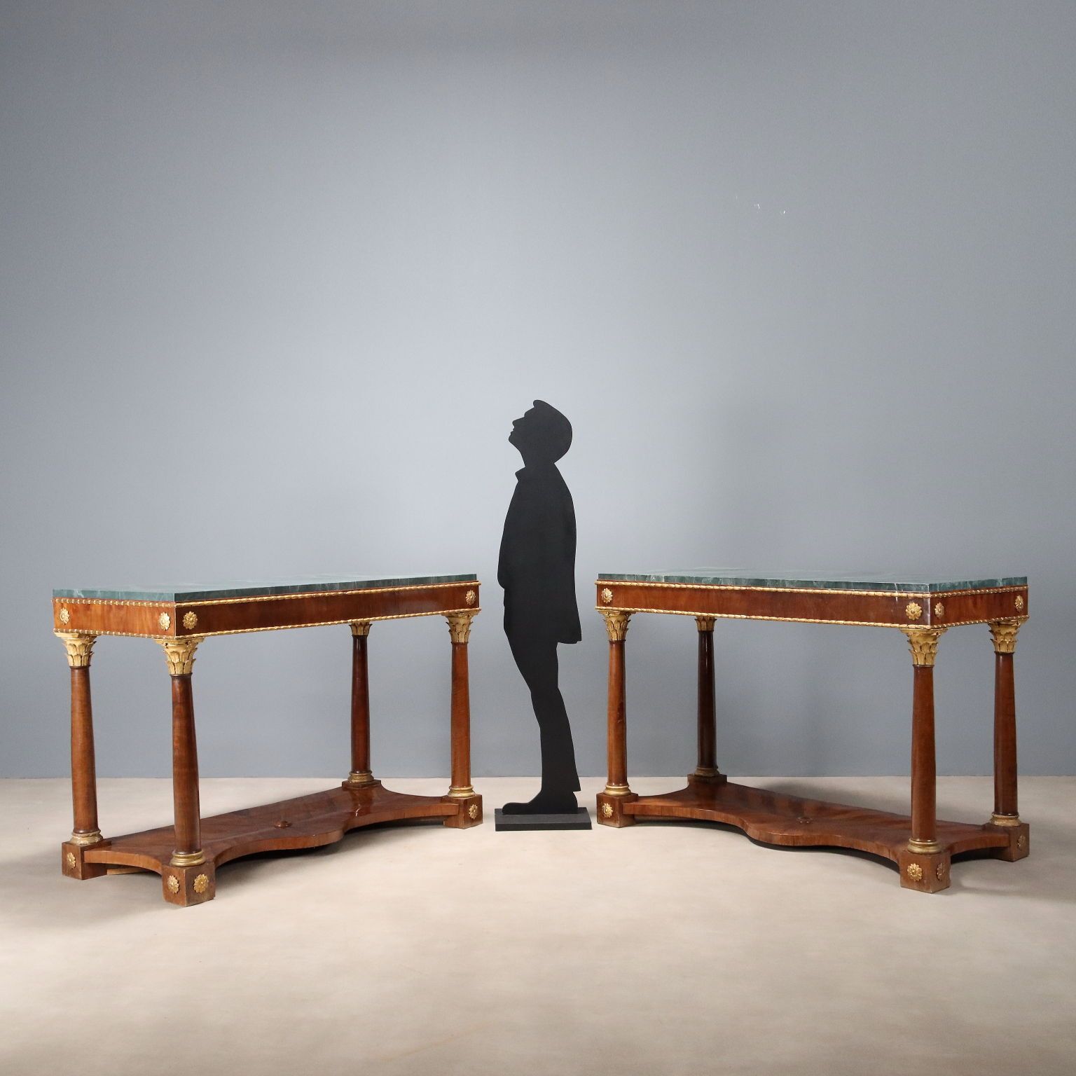 Empire Console Fir Cherrywood Italy XIX Century photo for sale