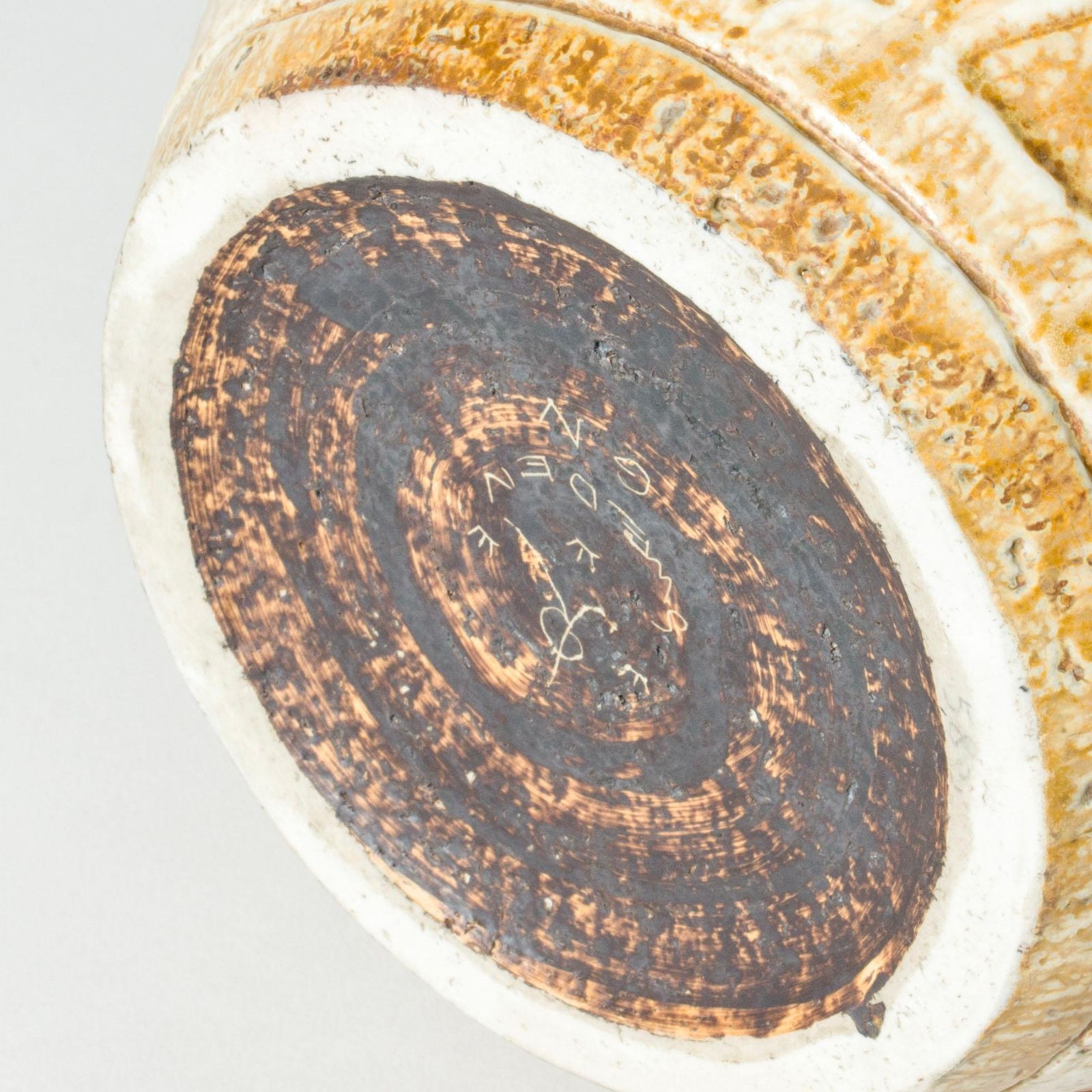 Vintage Mid-Century Stoneware Vloervaas van Gunnar Nylund, Zweden, jaren 1940 photo vinterior
