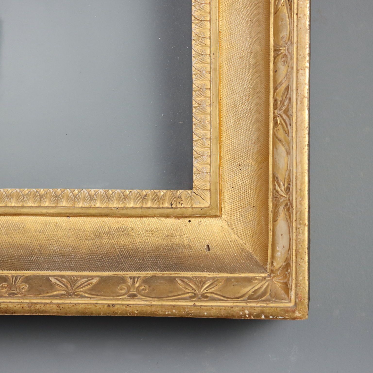 Empire Frame Gilded Wood Carvings Italy XIX Century photo buy