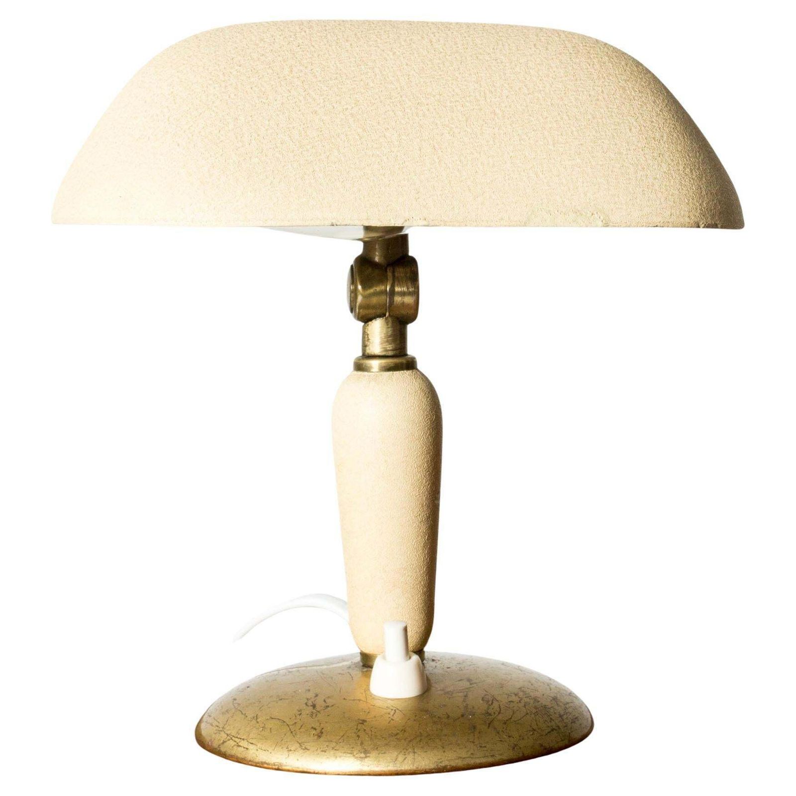 Lampe de bureau moderniste par Bertil Brisborg, NK, Suède, années 1940