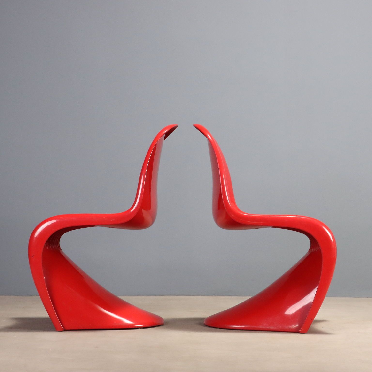 Vintage Chais Vitra Panton Chair Design Verner Panton 1970s photo Furniture