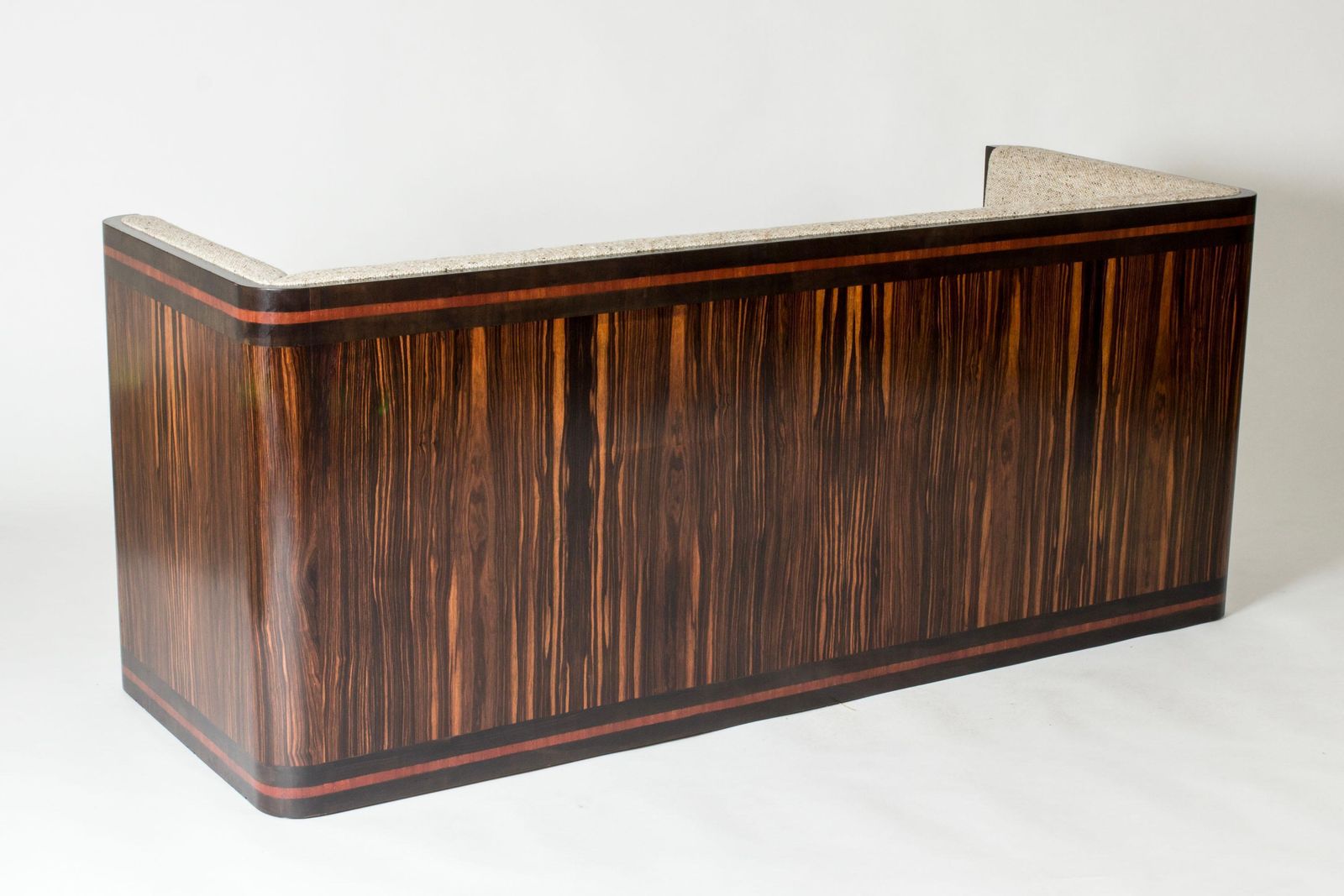 photo for sale Swedish Modern sofa, rozenhoutframe, wollen bekleding, jaren 1930