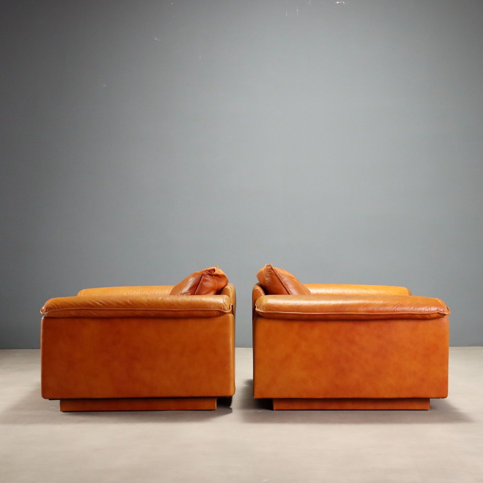 Leather Armchairs From The '70s '80s photo for sale
