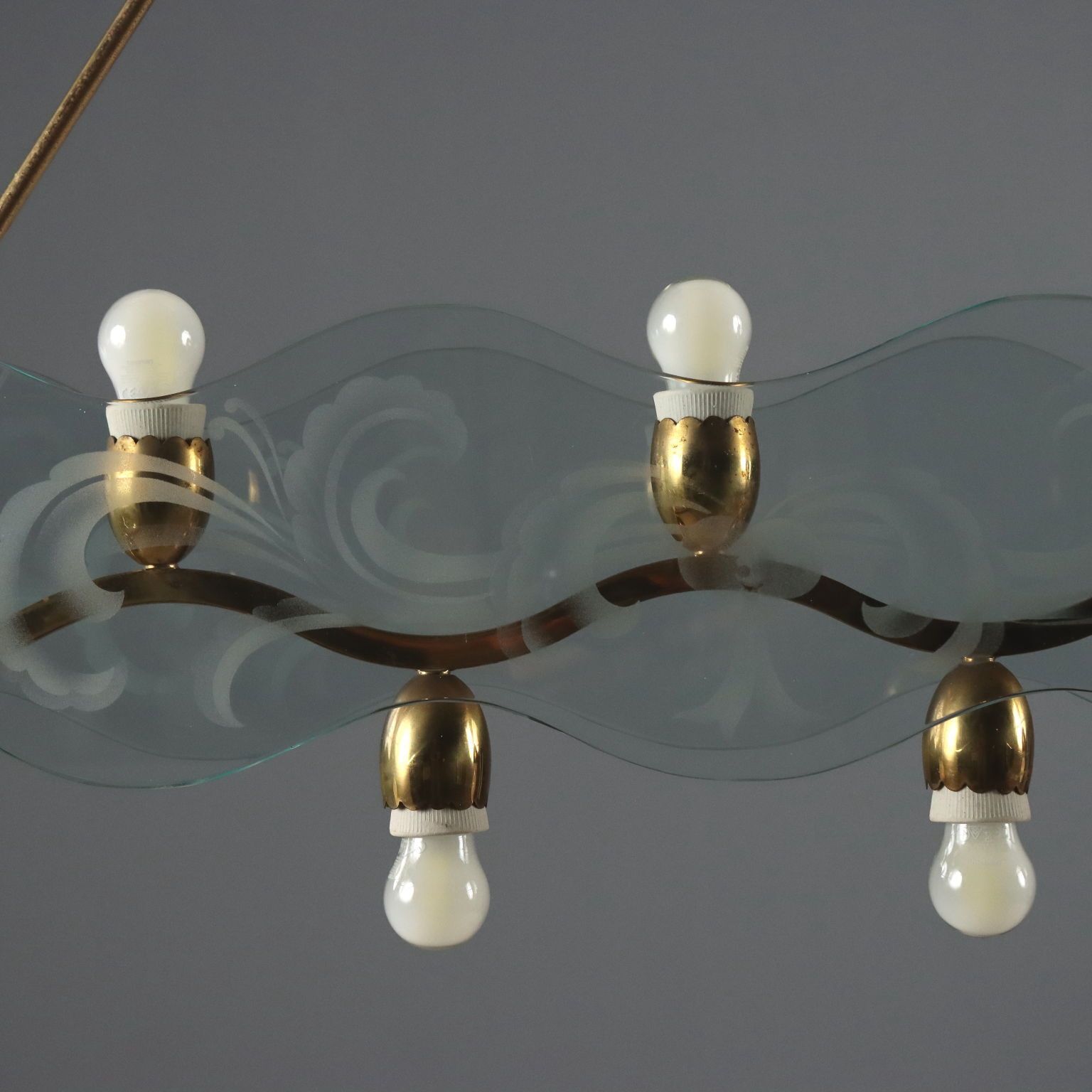 Elegant 1950s Chandelier With Nine Light Points photo 1970.0