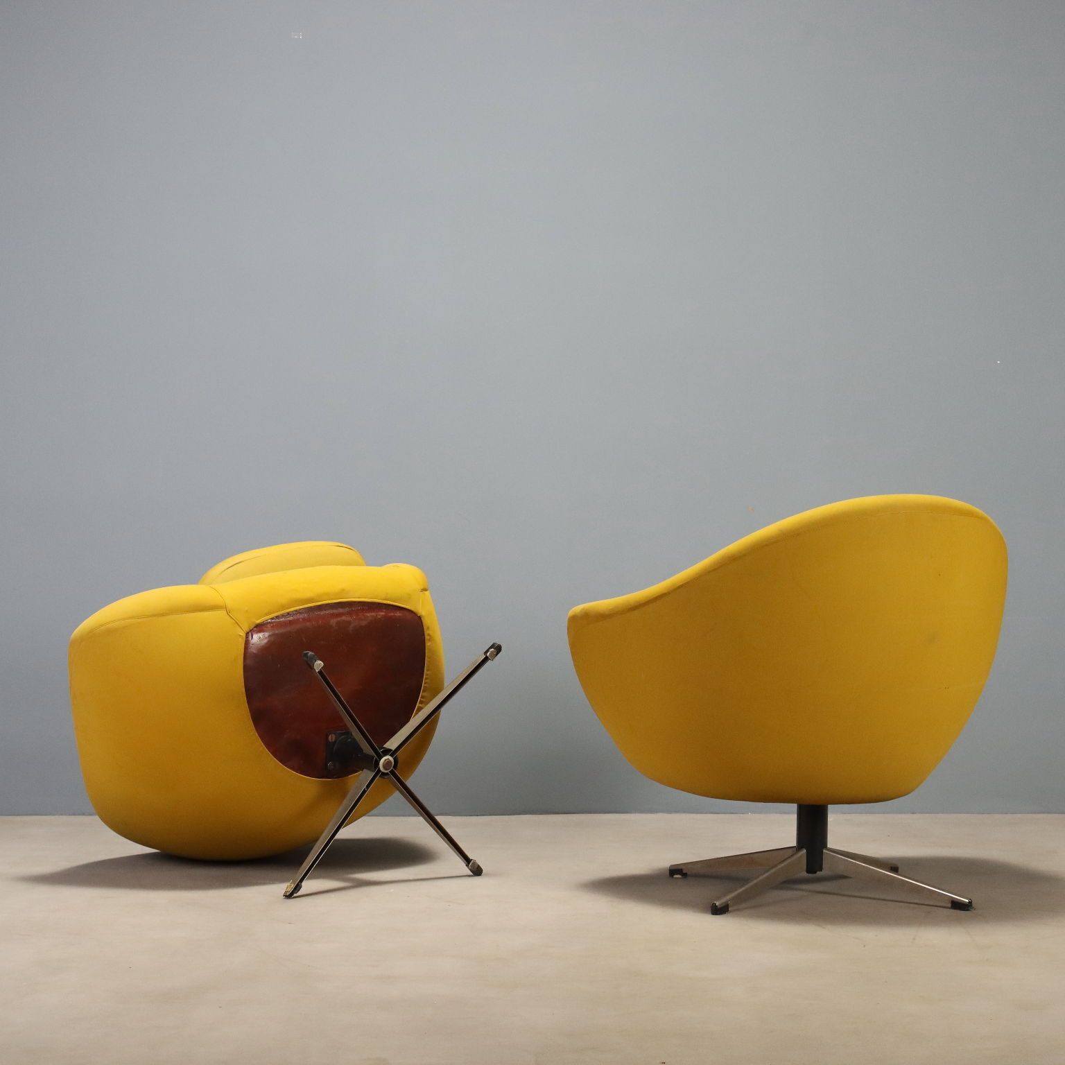 photo for sale Fauteuils pivotants vintage Overman Mfg, design Carl Eric Klote, années 1960